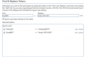 SharePoint Search and Replace screenshot