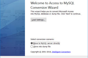 Access-to-MySQL screenshot