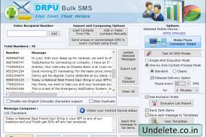 Bulk SMS Broadcasting Software screenshot