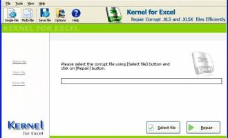 Kernel Excel - Repair Corrupted Excel Documents screenshot