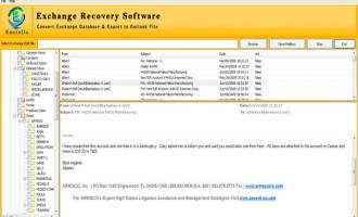 EDB to PST Conversion Tool screenshot