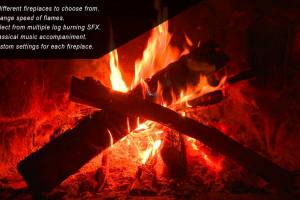 Virtual Fireplace screenshot