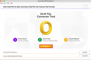 Aryson Mac OLM Viewer screenshot