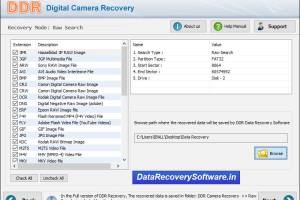 Camera Picture Recovery Software screenshot