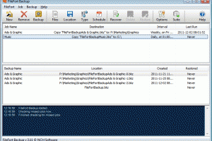 FileFort Backup Plus screenshot