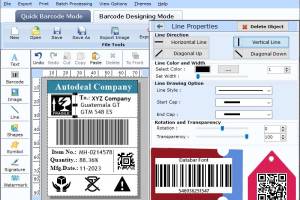 Data Bar Code 128 Barcode Software screenshot