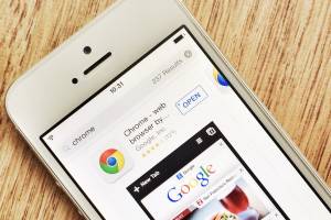 Google Chrome for iOS screenshot