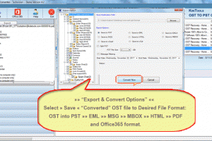 Microsoft OST to PST Converter FREE screenshot