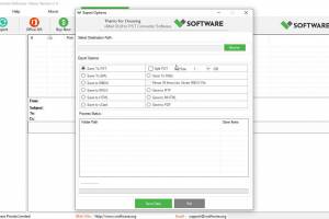 vMail OLM to PST Converter screenshot