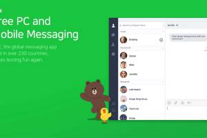LINE for Win8 UI screenshot