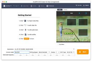 AnyMP4 DVD Creator for Mac screenshot