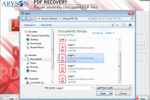 Aryson PDF Repair screenshot