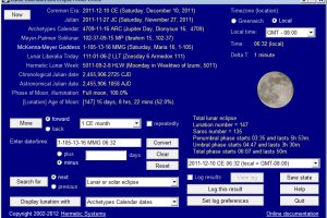 Lunar Calendars and Eclipse Finder screenshot