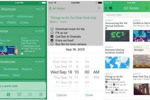 EverNote for iOS screenshot