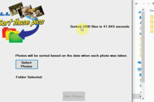 Sort Those Pics screenshot