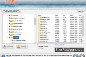 Fat File Recovery Software screenshot