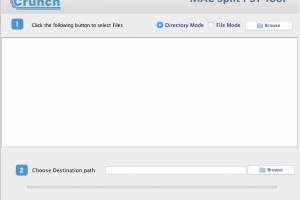 ToolsCrunch Mac Split PST Tool screenshot