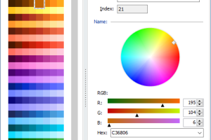 Cyotek Color Palette Editor screenshot
