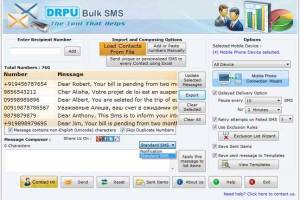 Mobile Text SMS Software screenshot