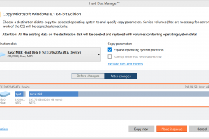 Paragon Drive Copy Professional screenshot