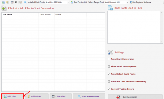 Kruti to Mangal Converter screenshot