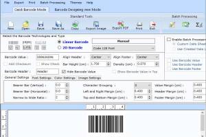 Inventory Barcode Making Application screenshot