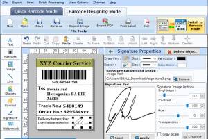 Bank Barcode Label Generator screenshot