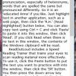 ReadOutLoud 1.06 full screenshot