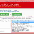 Convert Microsoft Outlook email to PDF Online 6.0 full screenshot