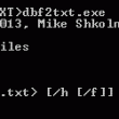 DBase to Text converter 2.6 full screenshot