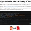 C# HTML to PDF 2022.11.10347 full screenshot