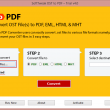 SoftTweak OST to PDF 4.1 full screenshot