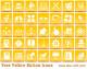 Free Yellow Button Icons 2013.1 full screenshot