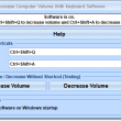 Increase or Decrease Computer Volume With Keyboard Software 7.0 full screenshot