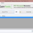 GainTools PST Password Recovery 1.0 full screenshot