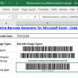 Excel Code 39 Barcode Generator 17.07 full screenshot