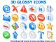 3D Glossy Icons 2015.1 full screenshot