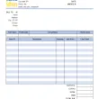 Job Service Invoice Template 4.10 full screenshot