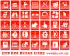 Free Red Button Icons 2013.2 full screenshot