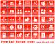 Free Red Button Icons 2013.2 full screenshot