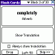 LingvoSoft FlashCards English <-> Romanian for Palm OS 1.2.36 full screenshot