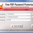 Free PDF Password Protector 10.0 full screenshot