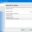 Import PST to Outlook 4.21 full screenshot