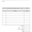 Blank Service Invoice Template 5.51 full screenshot