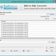 MSG to EML Converter 1.0 full screenshot
