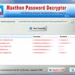 Password Decryptor for Maxthon 1.0 full screenshot