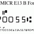 MICR E13B Match font 6.2.0 full screenshot