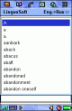 LingvoSoft Dictionary English <-> Russian for Sony Ericsson P800/P900 1.2.5 full screenshot