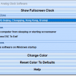 Full Screen Analog Clock Software 7.0 full screenshot