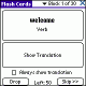 LingvoSoft FlashCards English <-> Lithuanian for Palm OS 1.2.36 full screenshot